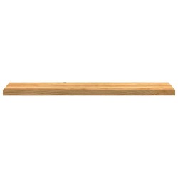 Marches d'escalier 2 pcs marron clair 120x30x2 cm chêne massif 