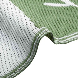 Couverture Extérieure ARAKIL Verte et Blanche Polyester Grande 