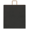 Sacs en papier 50 pcs avec poignées noir 45x17x48 cm 