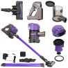 Aspirateur Réglable Violet 23.5 x 23 x 112.5 cm Aluminium 