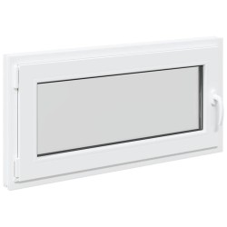 Fenêtre de sous-sol« RISOR » 100 x 50 cm oscillo-battante DIN gauche blanche 