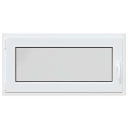 Fenêtre de sous-sol« RISOR » 100 x 50 cm oscillo-battante DIN gauche blanche 