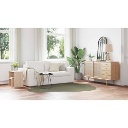 Tapis Vert forêt 160 x 230 cm Laine 