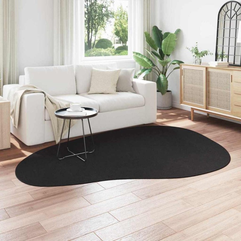 Tapis Noir 160 x 230 cm Polypropylène 