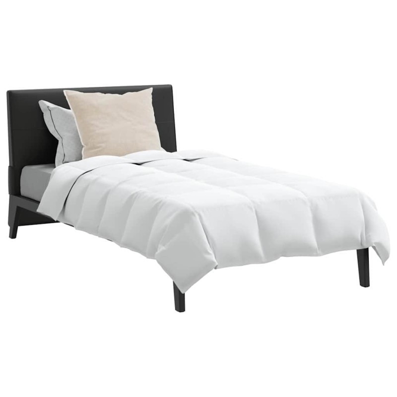 Couette avec oreiller 2 pcs Blanc 140 x 200 cm Bas 