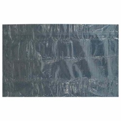 Film solaire de piscine flottant PE 600x400 cm Noir et bleu 
