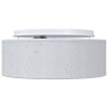 Plafonnier étoilé gris Ø 30 cm en tissu E27 