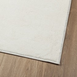 Tapis OVIEDO à poils courts crème 200x200 cm 