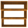 jardinière 3 niveaux 90x90x35 cm en Acier Corten 