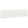 Bordures de pelouse 20 pcs blanc 25x103 cm acier laminé à froid 