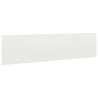 Bordures de pelouse 20 pcs blanc 25x103 cm acier laminé à froid 