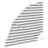 Écran de confidentialité pour balcon Anthracite et blanc 