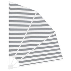 Écran de confidentialité pour balcon Anthracite et blanc 