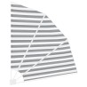 Écran de confidentialité pour balcon Anthracite et blanc 