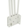 Écran de confidentialité pour balcon Anthracite et blanc 