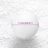 Remplissage Pouf EPS 50 L, Blanc, 18 kg/m³ 