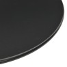 Table de jardin ronde noir Ø50x72 cm acier 