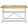Table pliable de jardin 120x70x74 cm Bois d'acacia massif 