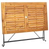 Table pliable de jardin 120x70x74 cm Bois d'acacia massif 
