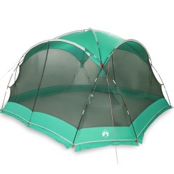 Tente anti-moustiques pour le camping avec portes vertes, imperméable, pour 4 personnes. 