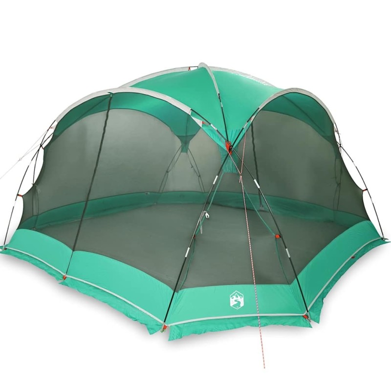 Tente anti-moustiques pour le camping avec portes vertes, imperméable, pour 4 personnes. 