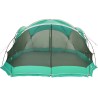 Tente anti-moustiques pour le camping avec portes vertes, imperméable, pour 4 personnes. 