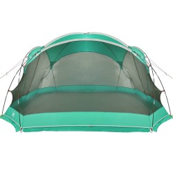 Tente anti-moustiques pour le camping avec portes vertes, imperméable, pour 4 personnes. 