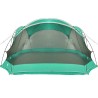 Tente anti-moustiques pour le camping avec portes vertes, imperméable, pour 4 personnes. 