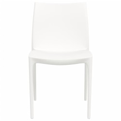 Chaises de jardin lot de 2 blanc 50x46x80 cm polypropylène 