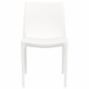 Chaises de jardin lot de 2 blanc 50x46x80 cm polypropylène 