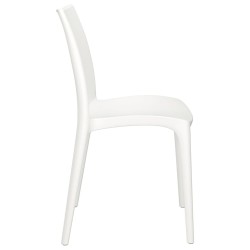 Chaises de jardin lot de 2 blanc 50x46x80 cm polypropylène 