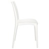 Chaises de jardin lot de 2 blanc 50x46x80 cm polypropylène 