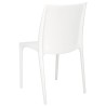 Chaises de jardin lot de 2 blanc 50x46x80 cm polypropylène 