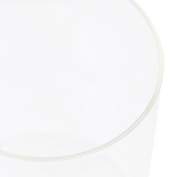 Pots de conservation en verre couvercle en bambou 4 pcs 800 ml 
