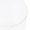 Pots de conservation en verre couvercle en bambou 4 pcs 800 ml 