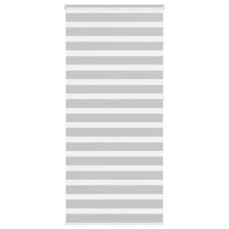 Store zèbre gris clair largeur du tissu 90,9 cm polyester 