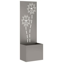 Jardinier avec Panneau Décoratif Rouillé 50 x 140 cm 