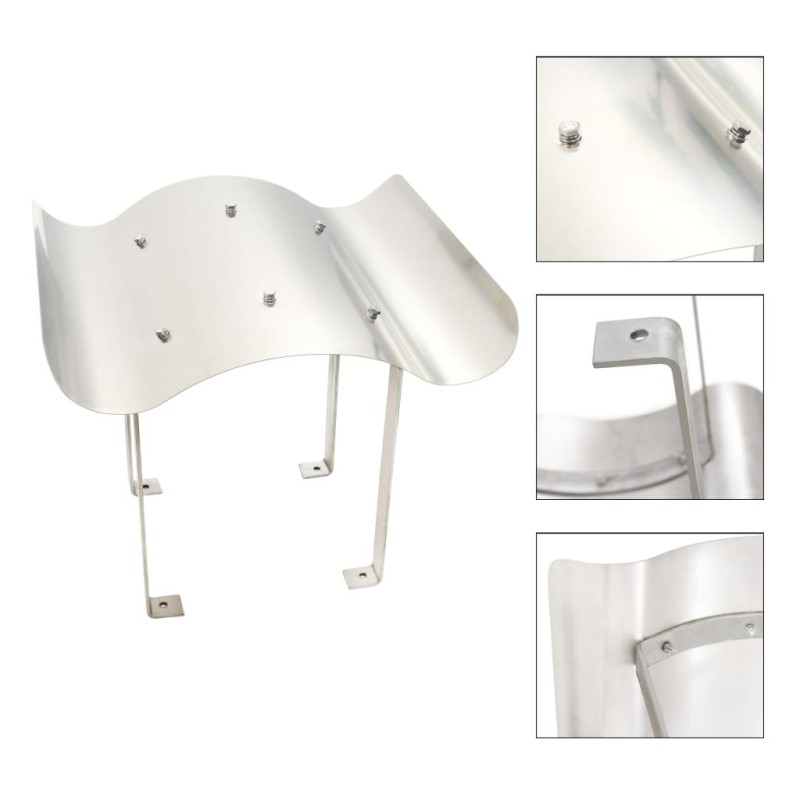 Capot de cheminée Acier inoxydable 60 x 60 x 38 cm 