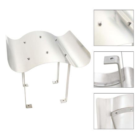 Capot de cheminée Acier inoxydable 60 x 60 x 38 cm 