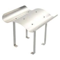 Capot de cheminée Acier inoxydable 60 x 60 x 38 cm 