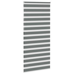 Store zèbre gris foncé largeur du tissu 90,9 cm polyester 