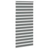 Store zèbre gris foncé largeur du tissu 90,9 cm polyester 