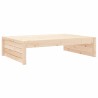 Repose-pied de jardin 120x80 cm bois de pin massif 