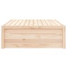 Repose-pied de jardin 120x80 cm bois de pin massif 
