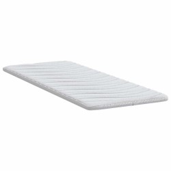 Coussins de Matelas Blanc 80 x 200 cm Polyester sans colle 