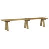 Banc de jardin 220 cm bois de pin massif imprégné 
