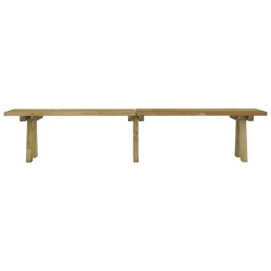 Banc de jardin 220 cm bois de pin massif imprégné 