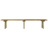 Banc de jardin 220 cm bois de pin massif imprégné 