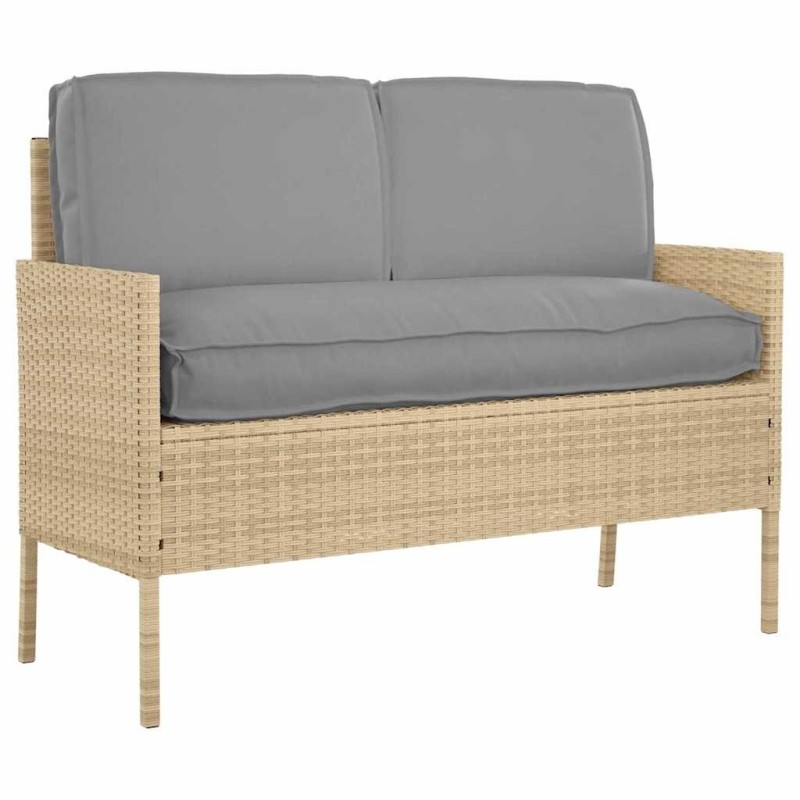 Set de coussins de palette avec oreiller 3 pcs Gris 
