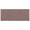 Tapis d'escalier autocollants 30 pièces 60 x 25 cm Marron clair Rectangulaire 